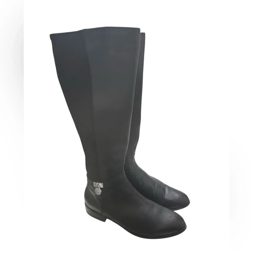Michael Kors Hamilton Stretch Leather Boot.
